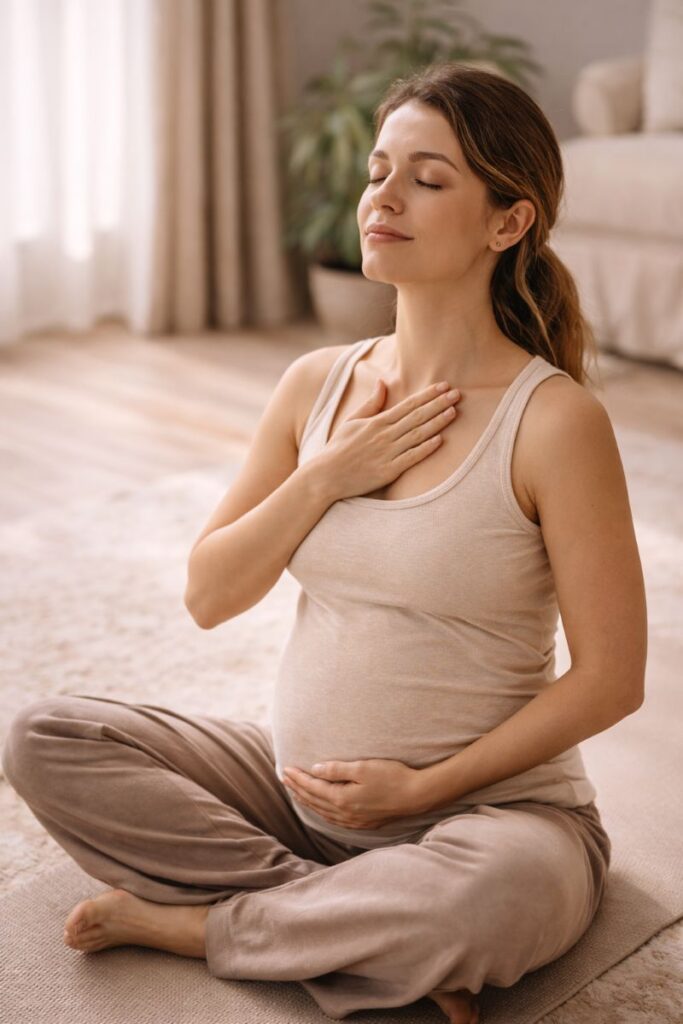 positions pour soulager les contractions.